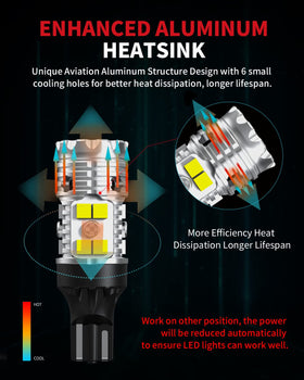 LASFIT bulb next to coin showing compact size and straightforward fitment