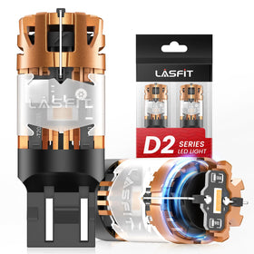 LASFIT amber bulb front view showing fit and bright signaling benefit