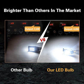 LASFIT red brake LED illuminating high-mount stop lamp for clearer signaling