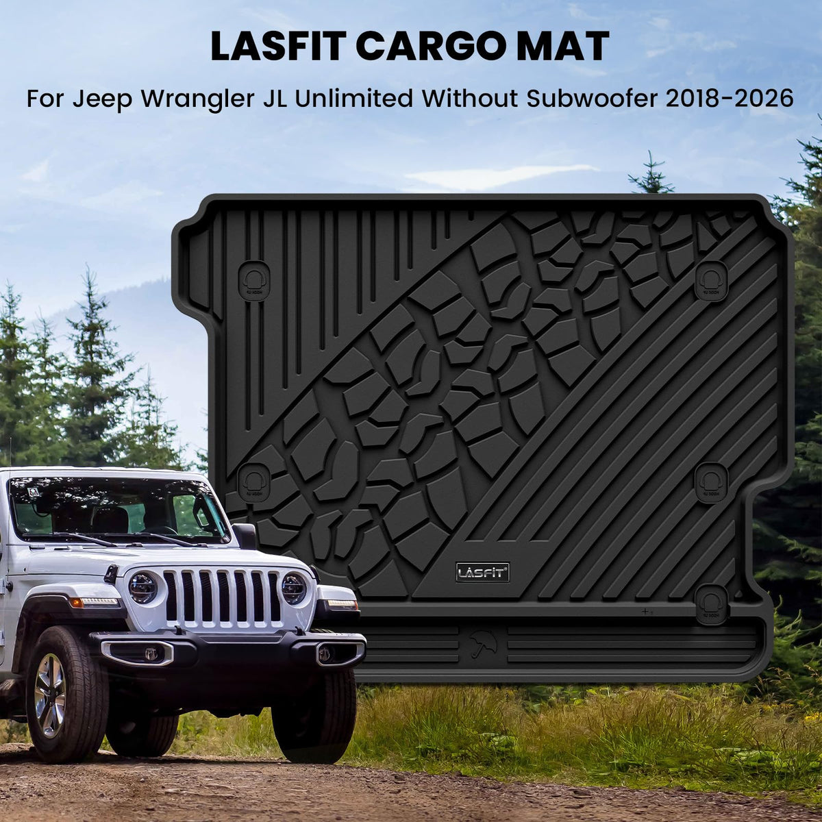 LASFIT owner hosing mat clean to show quick outdoor maintenance