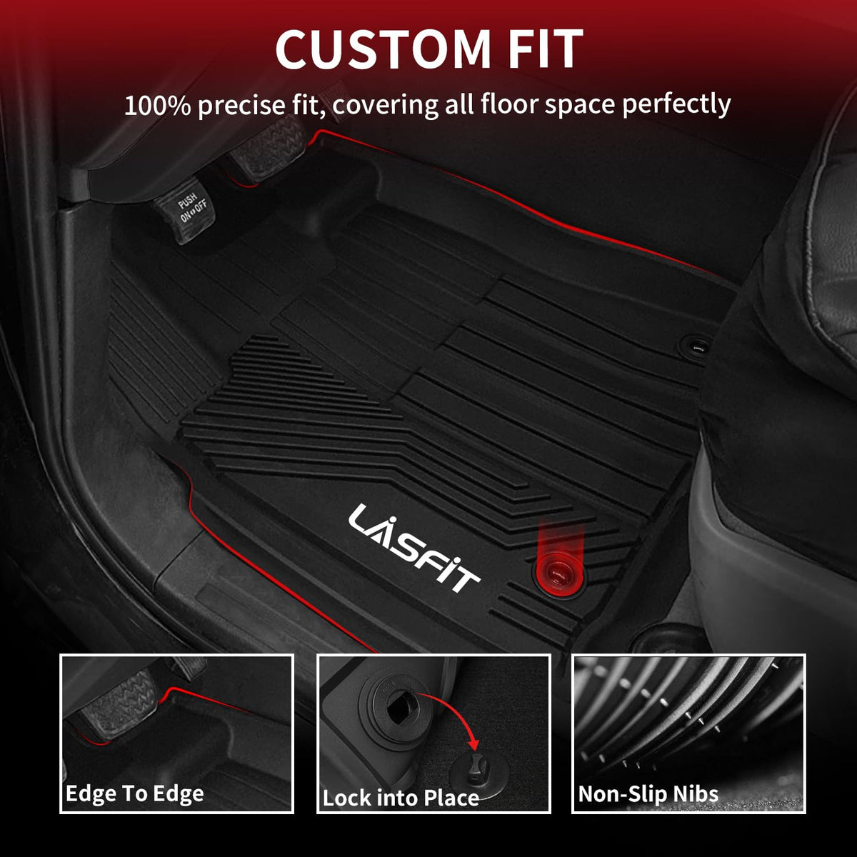 LASFIT close-up of TPE texture for comfort and durability