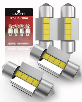 LASFIT DE3022 front packaging showing four bulbs and clear benefits