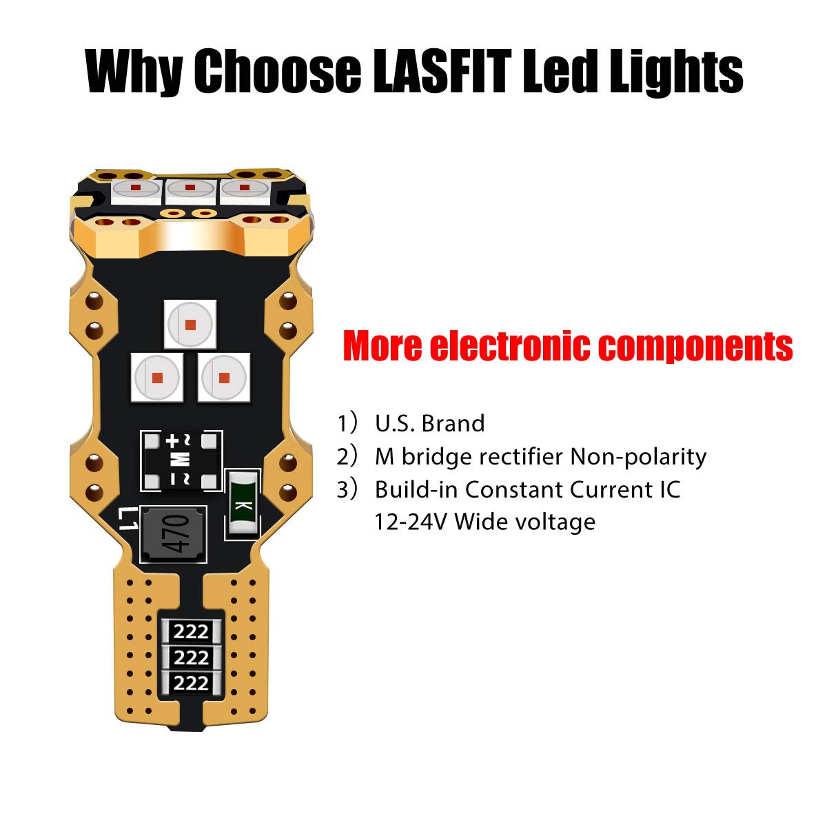 LASFIT driver and mini fuse detail demonstrating Canbus error suppression