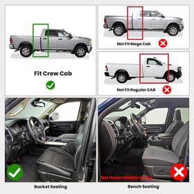 LASFIT driver side close-up showing secure fit and pedal clearance benefit