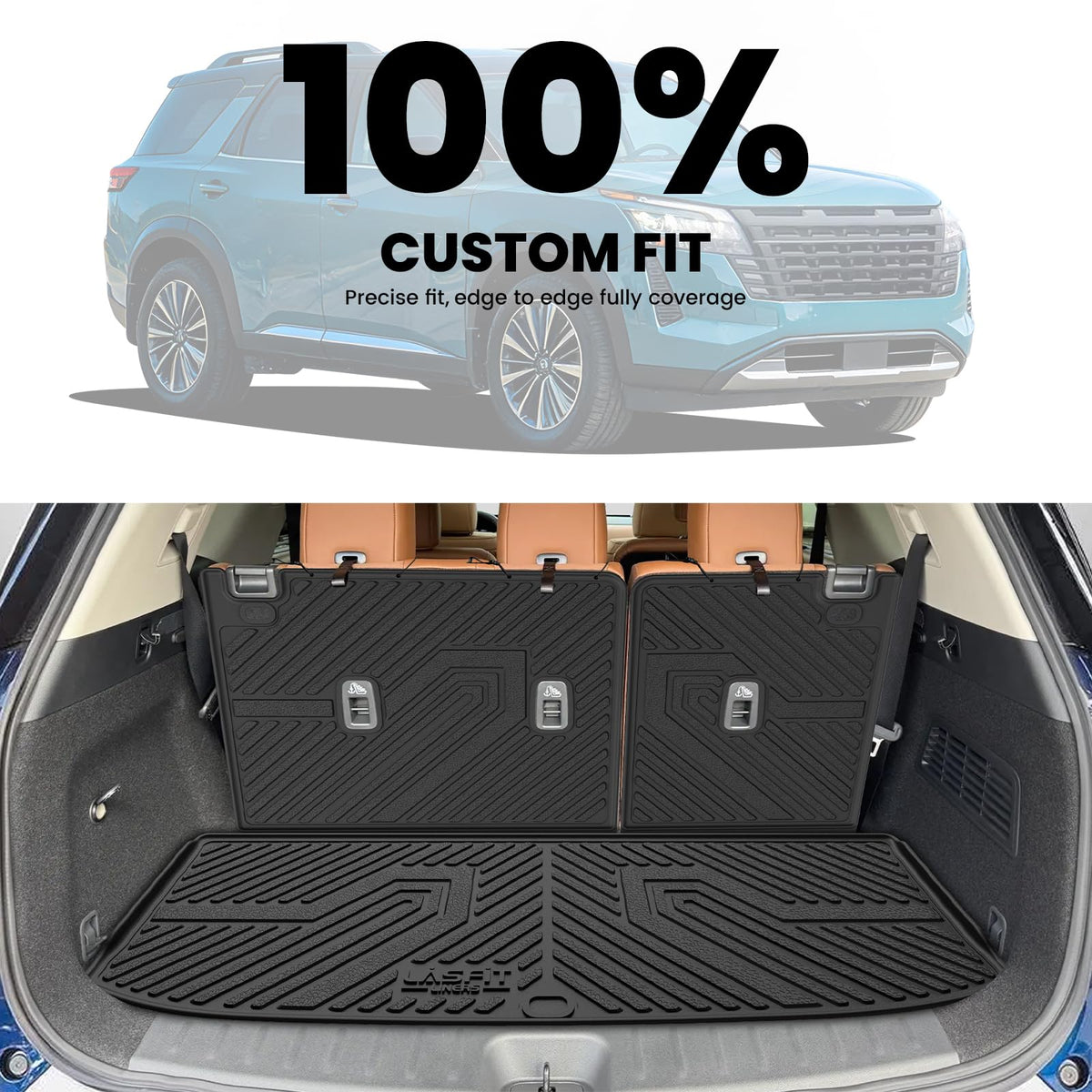 LASFIT mat being placed easily in vehicle for quick installation