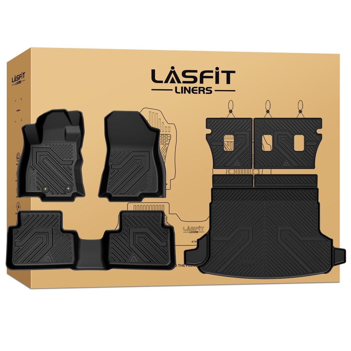 LASFIT front row overhead view showing full coverage and easy cleanup
