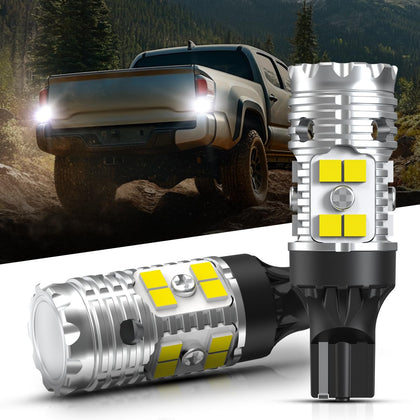 LASFIT front view of bulbs showing fit and polished finish, enhances install confidence
