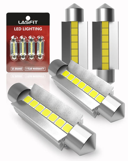LASFIT front packaging of 578 festoon 4pcs showing contents and bright benefit