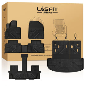 LASFIT front row mats fitted in Kia Telluride protecting carpet