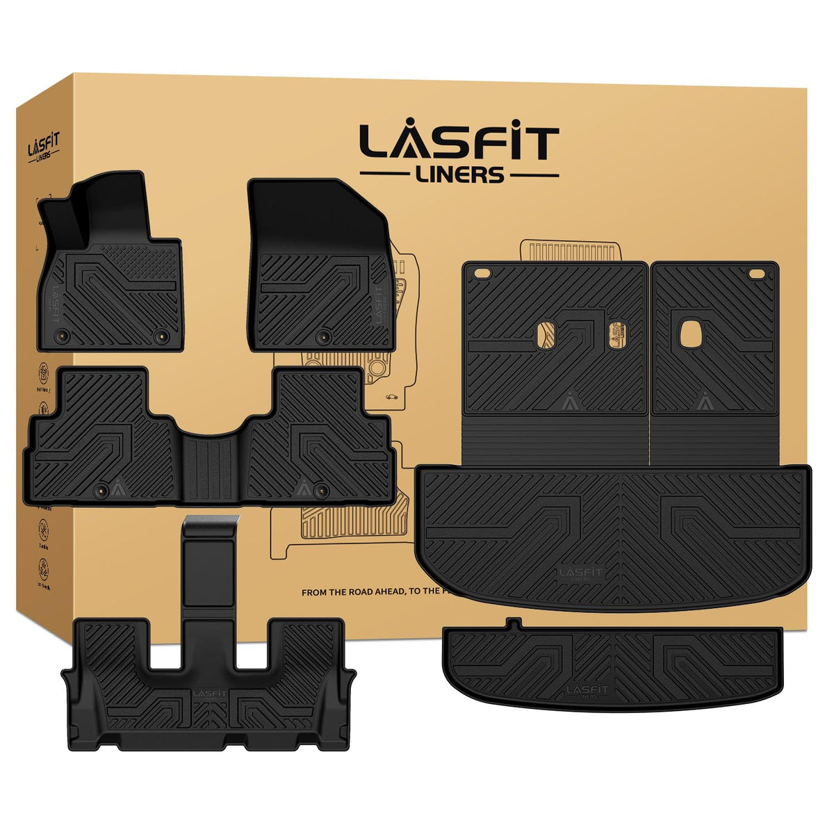 LASFIT front row mats fitted in Palisade showing clean protection