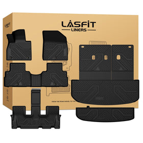 LASFIT front row mats fitted in Palisade showing clean protection
