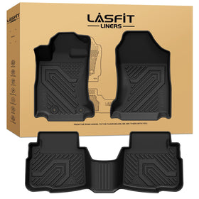 LASFIT front row mats showing tailored fit and carpet protection