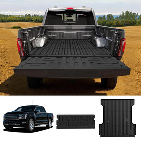 LASFIT front view bed mat installed showing full coverage and protection