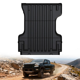 LASFIT front packaging showing bed mat and fit for Frontier; protects bed surface