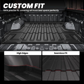 LASFIT installed full view in Nissan Frontier 6FT bed demonstrating precise fit