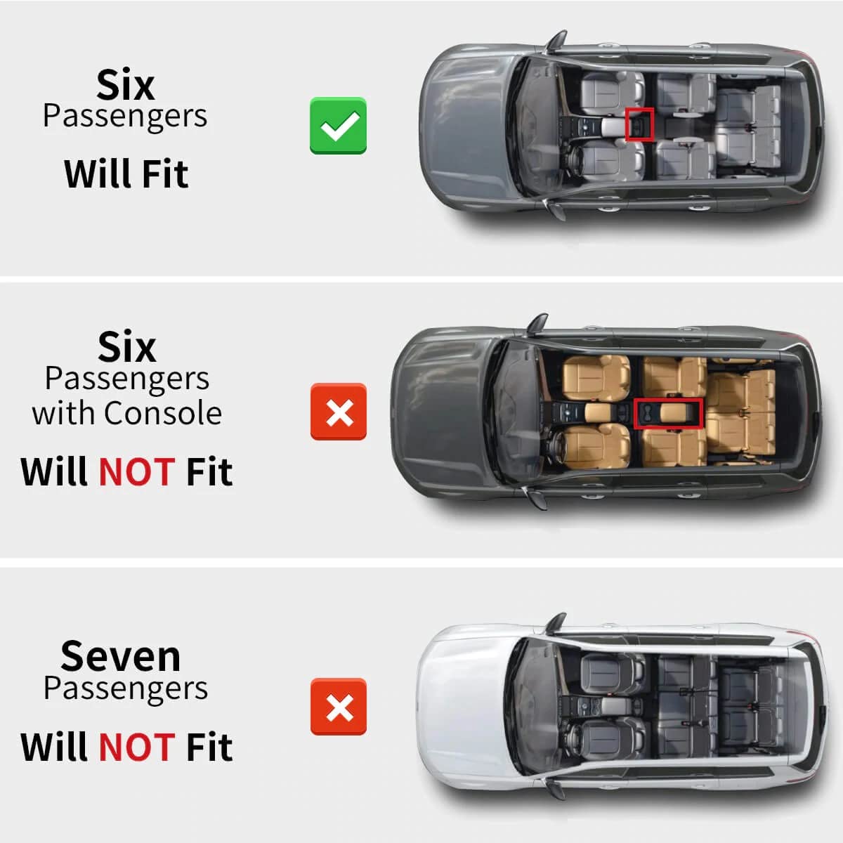 LASFIT full rear row mats installed protecting passenger footwells