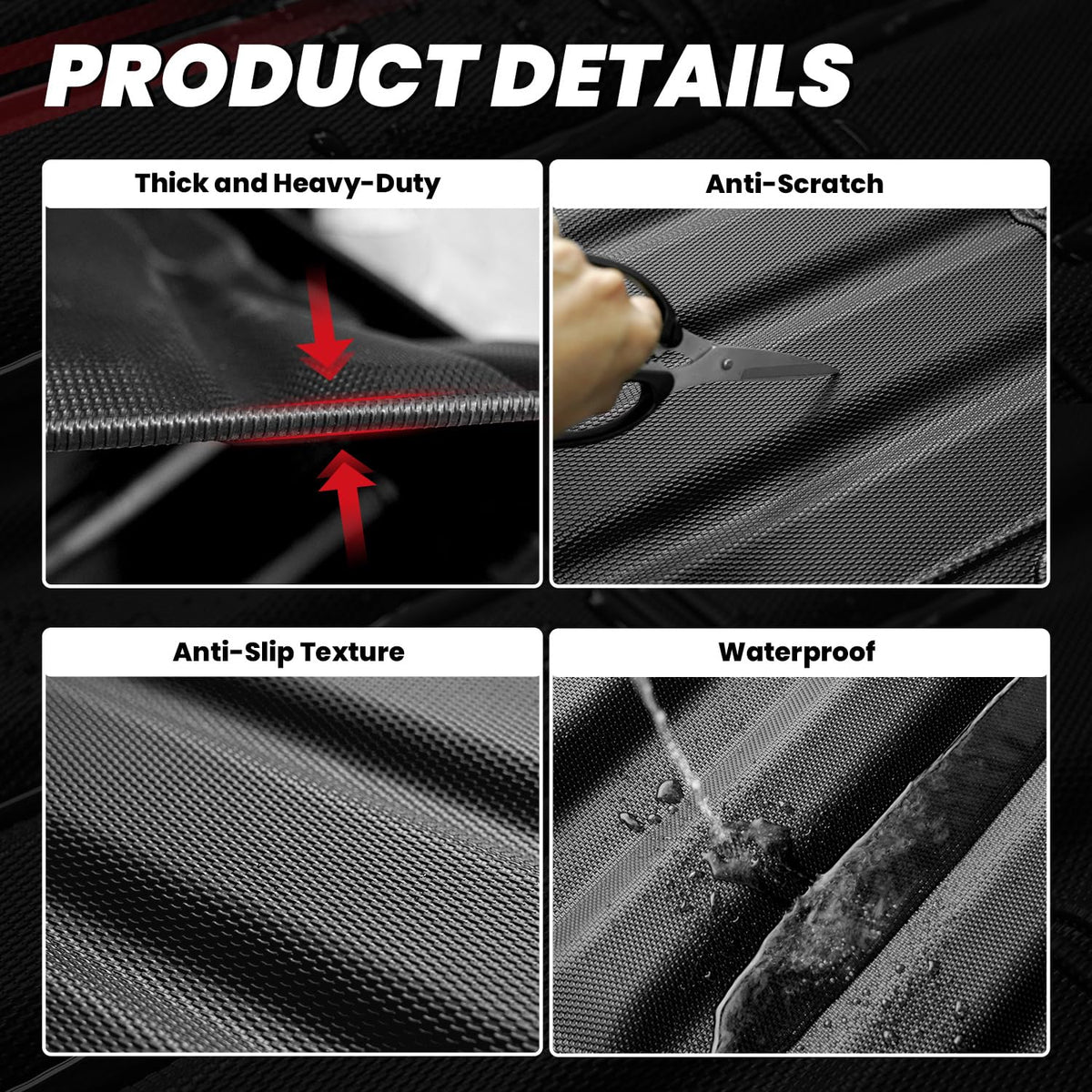 LASFIT groove drainage closeup channeling water and debris away quickly