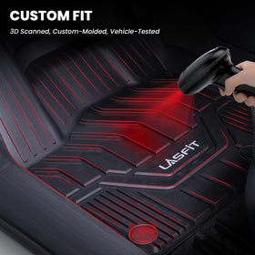 LASFIT driver side installed scale comparison for perfect fit