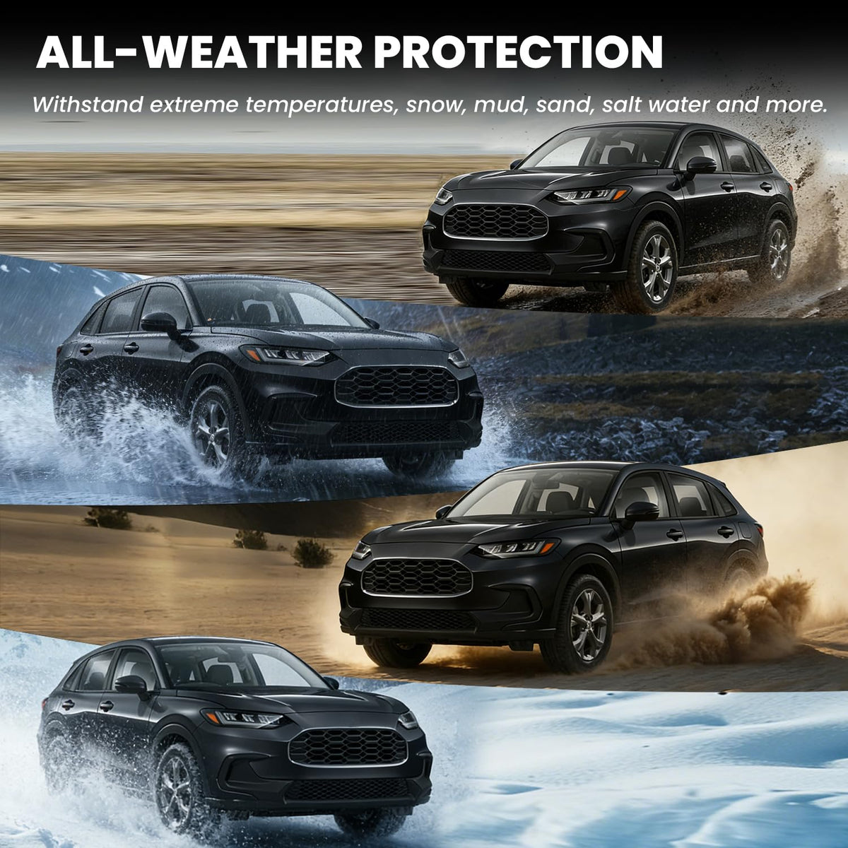 LASFIT installed in hatchback interior for all-weather protection
