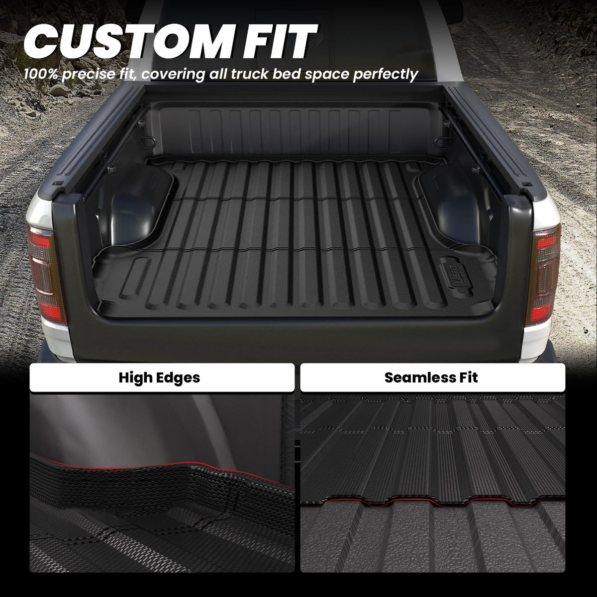 LASFIT installed in RAM 1500 bed protecting metal and preventing scratches