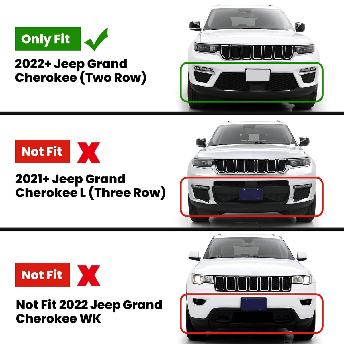 LASFIT rear liners installed in Jeep Grand Cherokee WL providing full coverage benefit