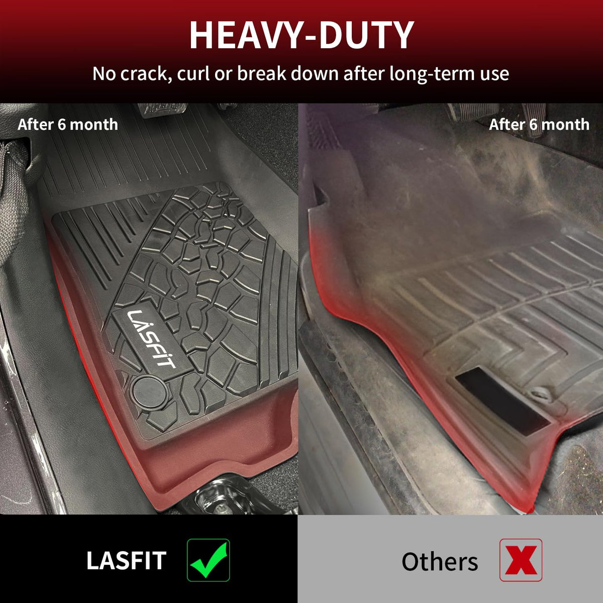 LASFIT product label close-up showing fitment and specifications