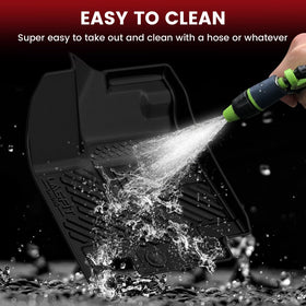 LASFIT lifestyle shot in Pathfinder during camping trip keeping interior clean