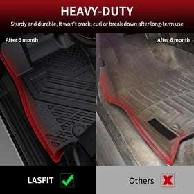 LASFIT lifestyle truck interior with liners for outdoor, all-weather use