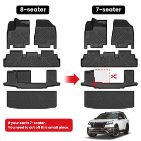LASFIT second row mat detail demonstrating durable coverage and spill control
