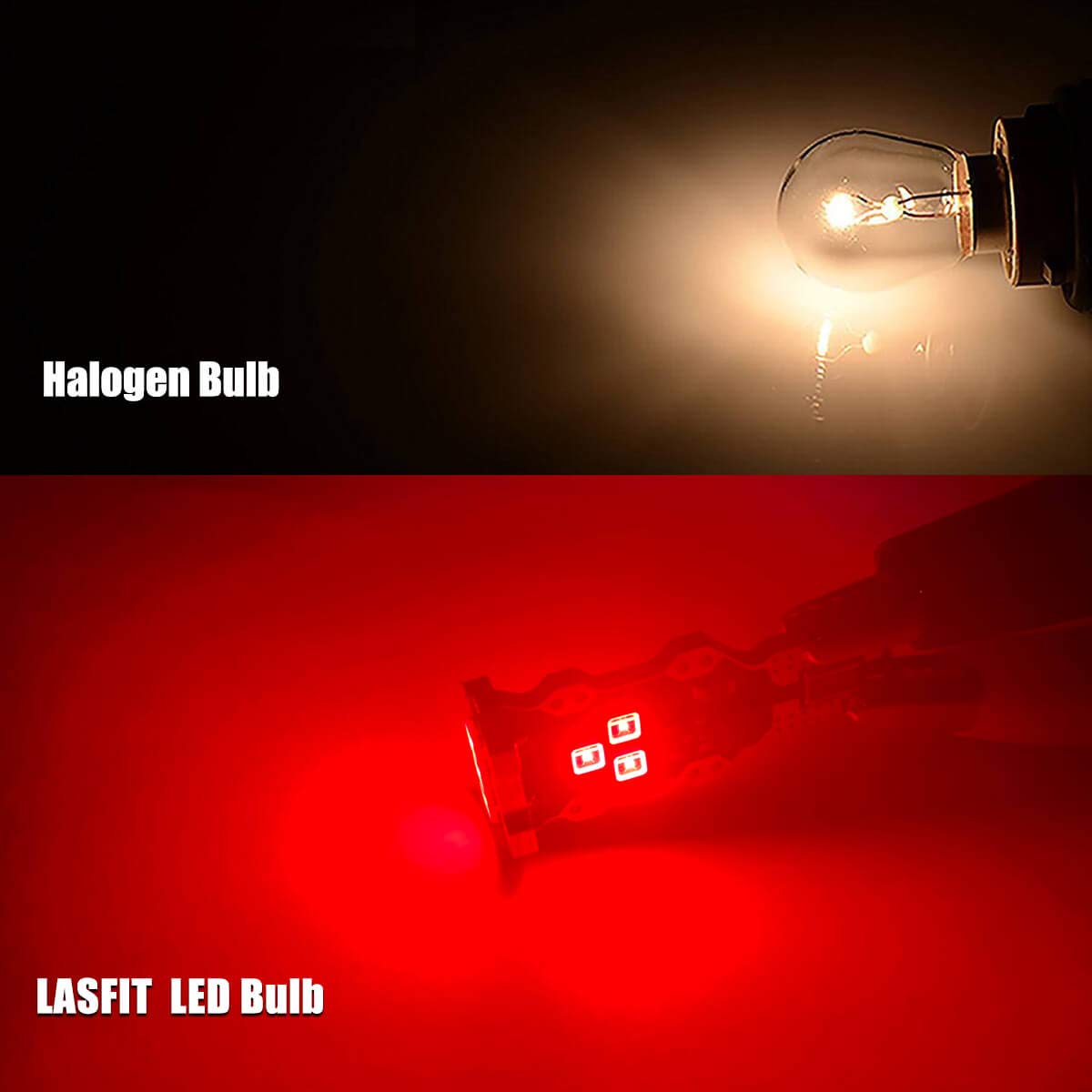 LASFIT reverse light in use on truck providing brighter nighttime visibility