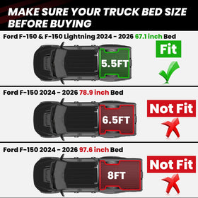 LASFIT tailgate mat flat lay demonstrating easy placement and fit