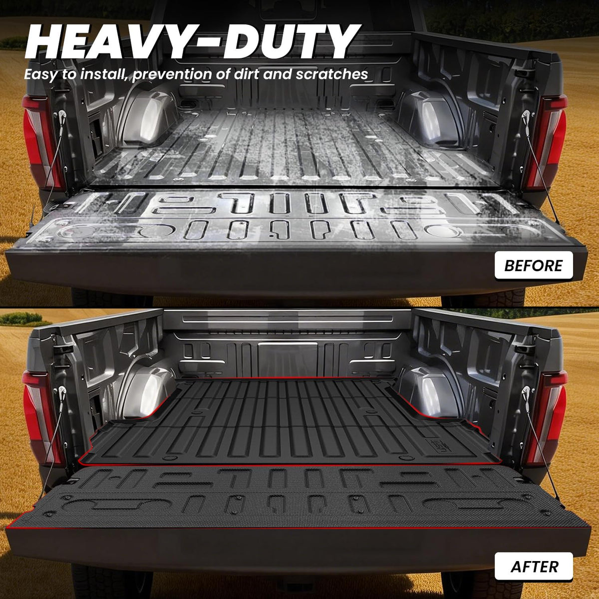LASFIT close-up textured TPE surface provides non-slip cargo grip