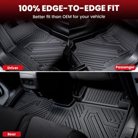 LASFIT third row mat in Palisade protecting rear seating area