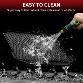 LASFIT mat with cargo on top showing spill containment and easy cleanup