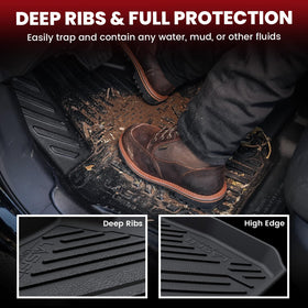 LASFIT trunk mat covering cargo area for spill containment