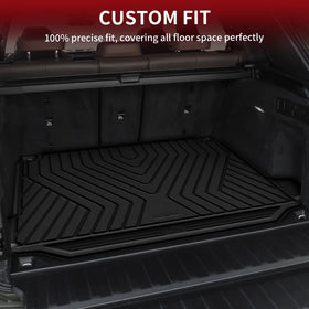 LASFIT raised edges detail containing spills and protecting carpet