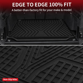 LASFIT mat next to measuring tape showing precise fit and scale