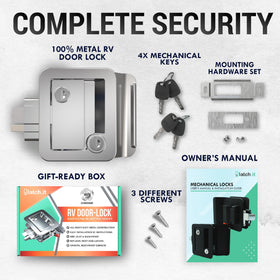 LATCH.IT gift-ready packaging with manual for quick installation and user support