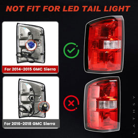 Lathsy tail light installed on GMC Sierra demonstrating correct fitment