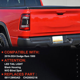 Lathsy tail light rear with connector and mounting points for easy plug-and-play fit