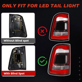 Rear view of Lathsy tail light showing connectors and mounts for quick, secure installation benefit