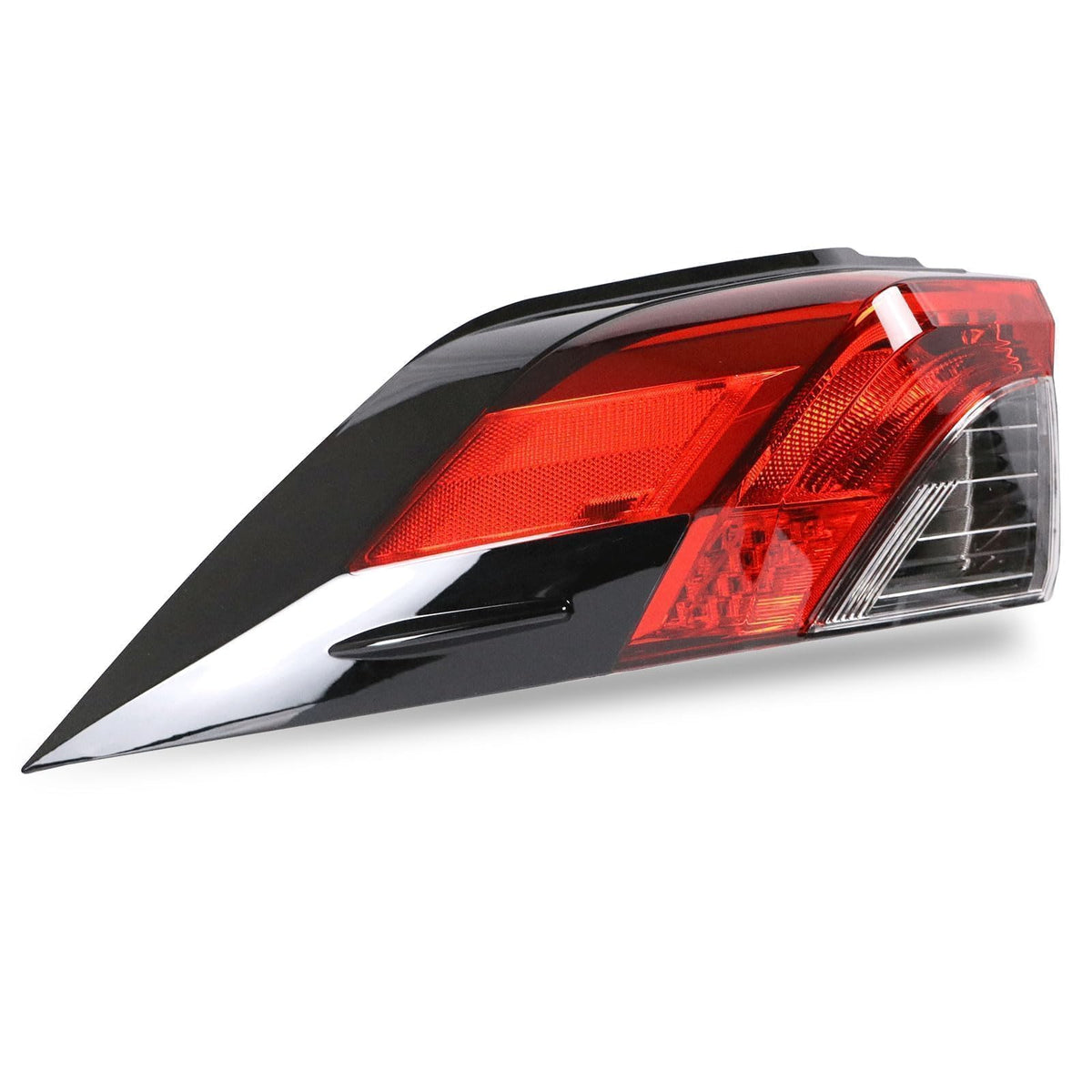 Lathsy outer left tail light front view showing lens and styling benefit durability