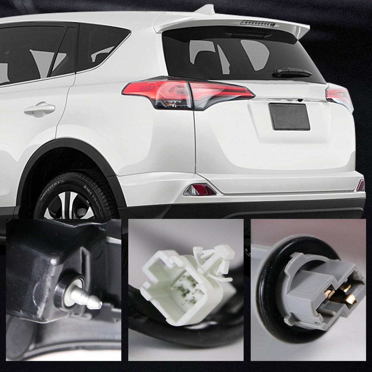 Lathsy tail light boxed packaging with OE 815500R061 label and protection