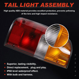 Lathsy tail light seal detail showing weatherproofing to prevent moisture