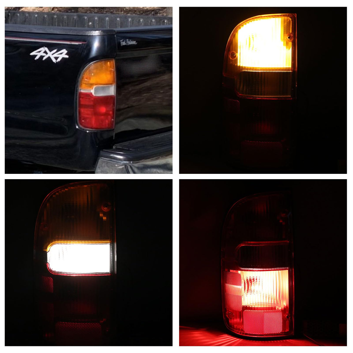 Lathsy tail lights next to a ruler for scale showing correct fitment benefit