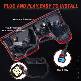 Lathsy rear connector view showing plug-and-play convenience