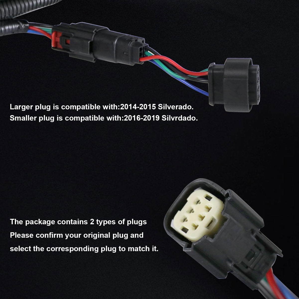 Lathsy tail light backside with plug harness highlighting plug-and-play installation