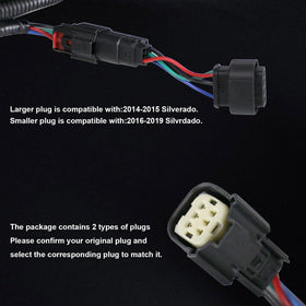 Lathsy tail light backside with plug harness highlighting plug-and-play installation