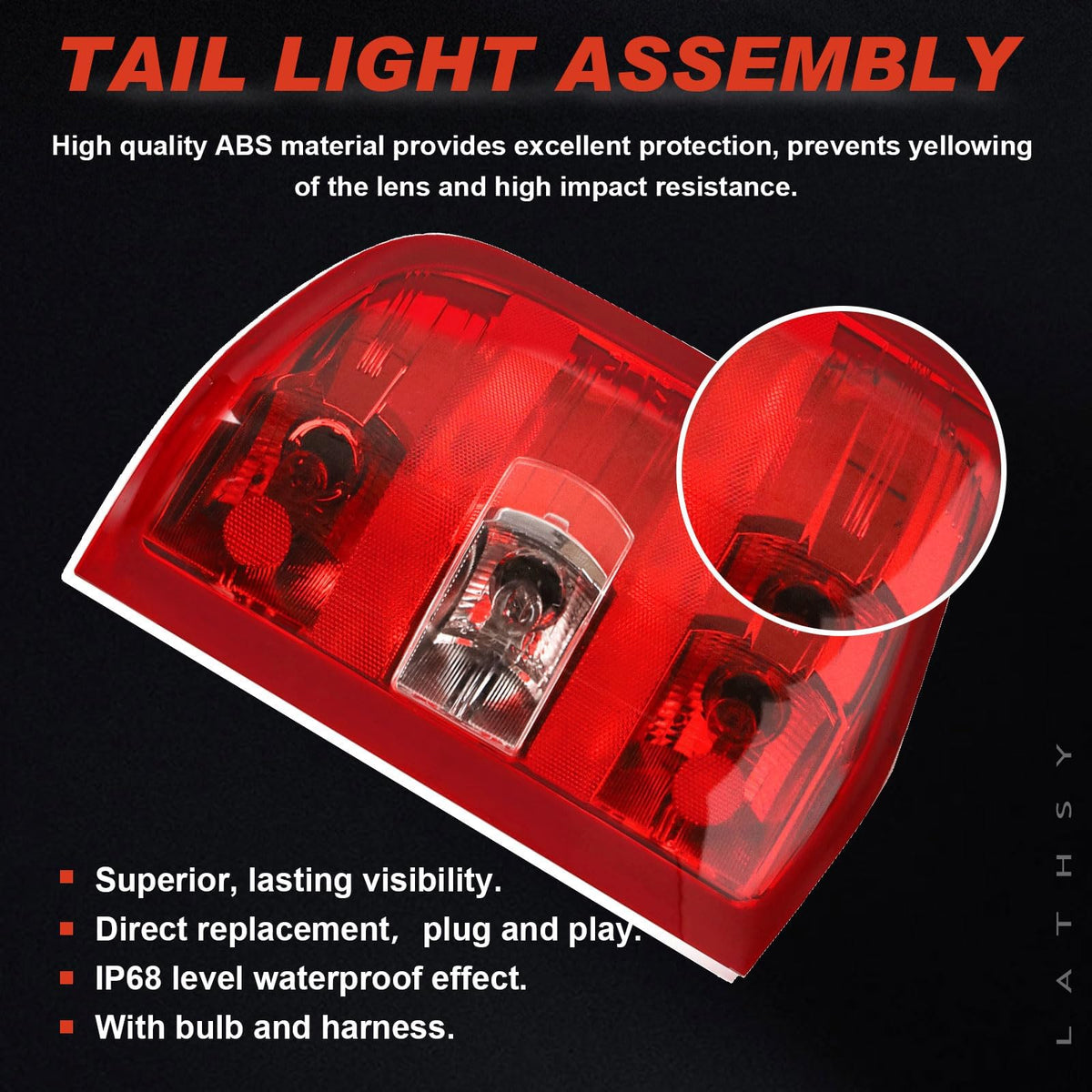 Lathsy installed on Chevy Silverado demonstrating direct-fit replacement