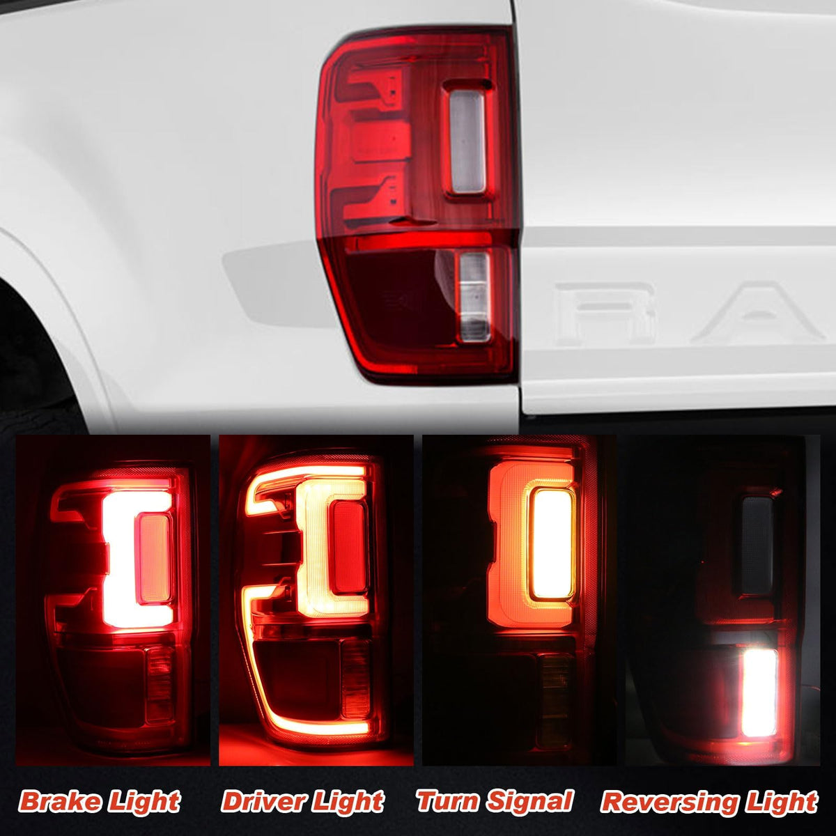 Lathsy tail light next to ruler to show scale and exact sizing for correct replacement